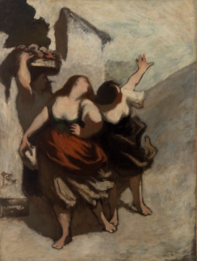 The Ribalds by Honoré Daumier